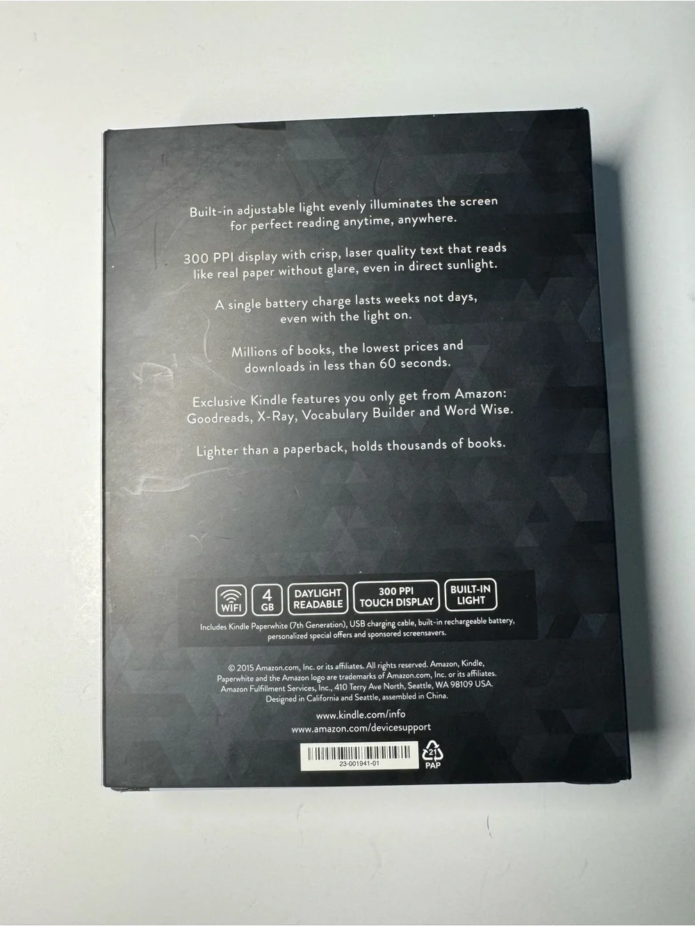 kindle paperwhite 7th generation, NEW In Box
